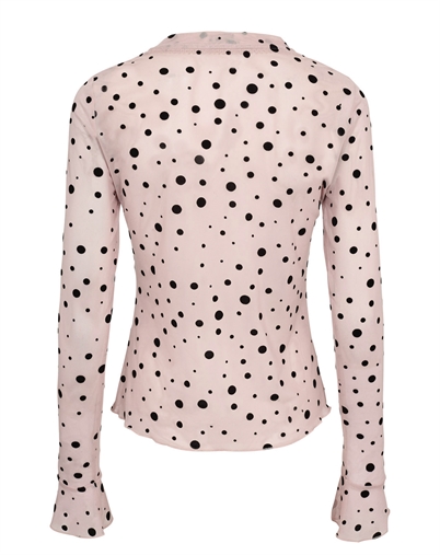 Nümph - NUEvita Mesh Bluse - Peachskin